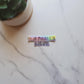 Your Imagination is the Limit Holographic Vinyl Sticker