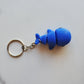 Baby Whale Flexible 3D Printed Keychain