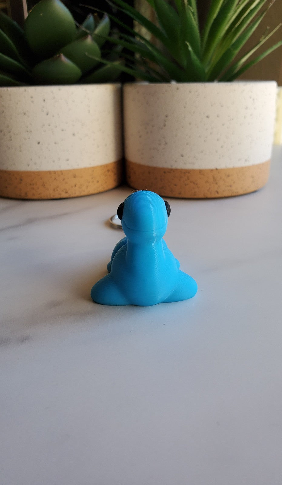 Loch Ness Monster Flexible 3D Printed Keychain