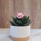Pig Flexible 3D Printed Keychain