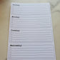 Weekly Two Page Undated Checklist Planner Stickers