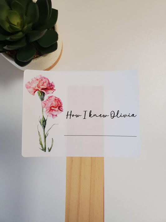 Memorial Name Tag Stickers