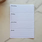 Weekly Two Page Undated Checklist Planner Stickers