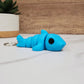 Shark Flexible 3D Printed Keychain