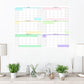 Large Six Month Wall Calendar Starting On Any Month