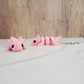 Axolotl Flexible 3D Printed Keychain