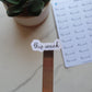 This Week Text Script Stickers