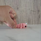Pink Narwhal Flexible 3D Printed Keychain