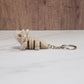 Baby Triceratops Skeleton Flexible 3D Printed Keychain