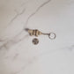 Baby Brachiosaurus Skeleton Flexible 3D Printed Keychain