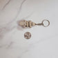 Baby Triceratops Skeleton Flexible 3D Printed Keychain