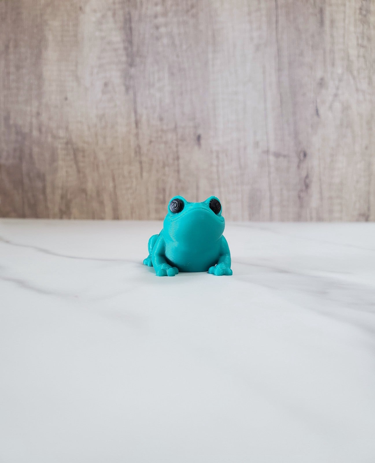Frog Flexible 3D Printed Keychain