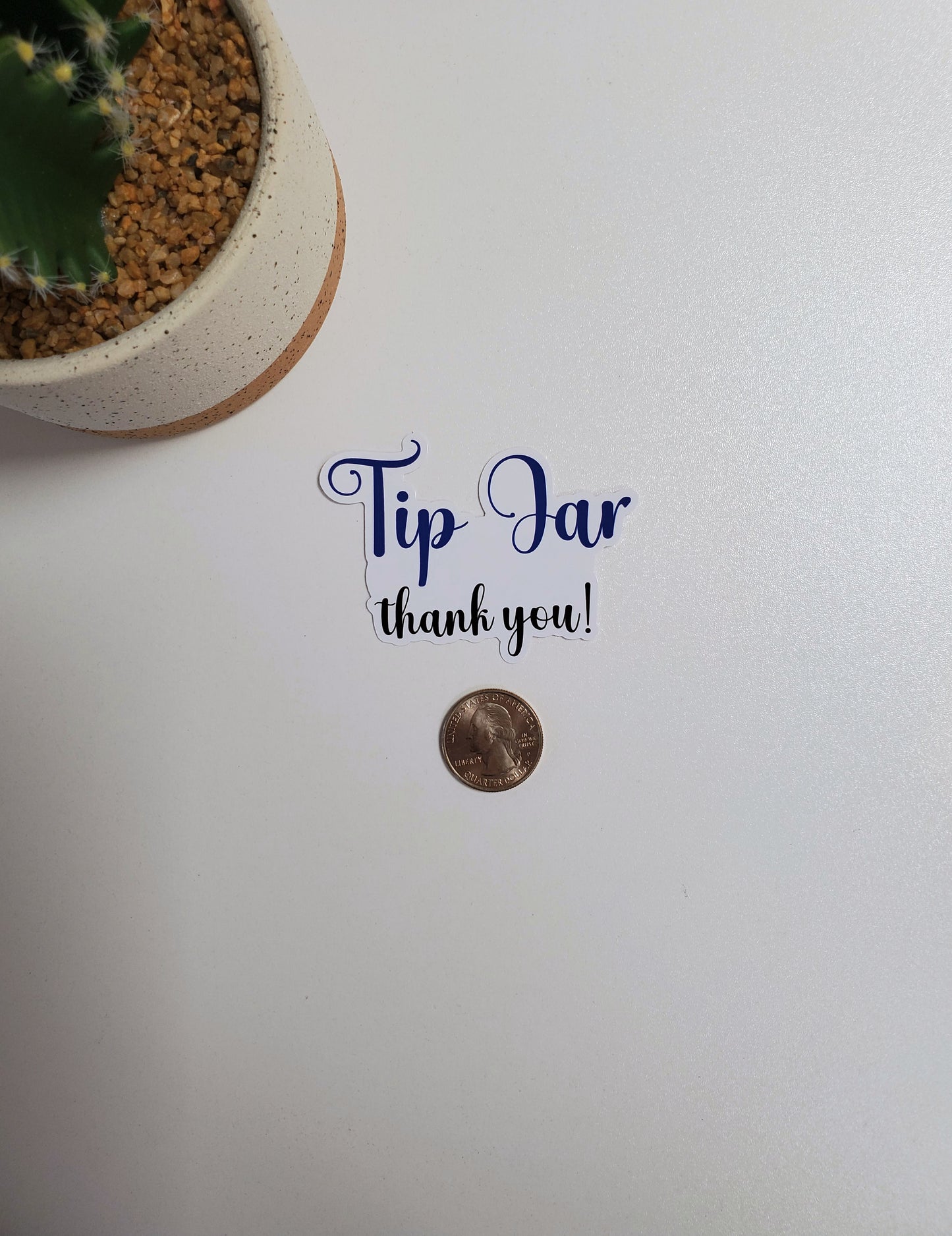 Tip Jar Text Sticker