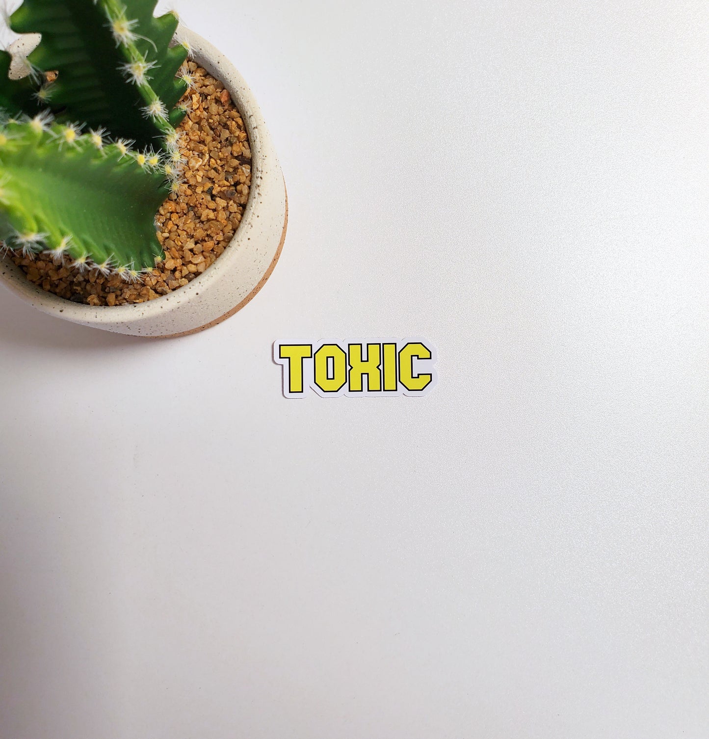 Toxic Text Sticker