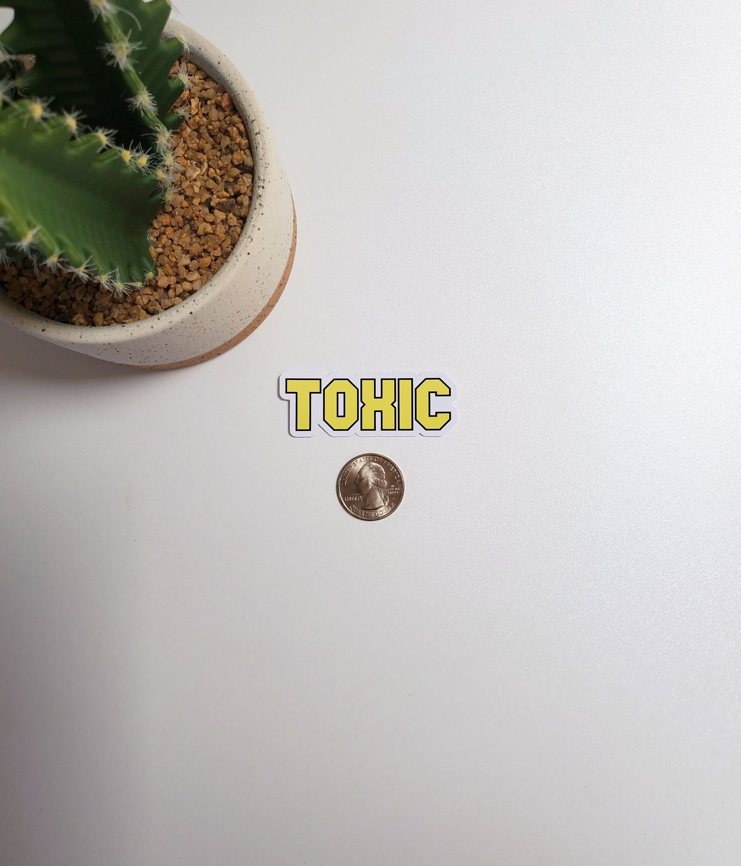 Toxic Text Sticker