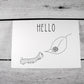 Caterpillar and Ladybug Greeting Card