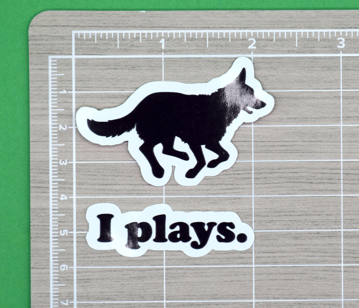 German Shepherd Silhouette Sticker Set | Die Cut, Glossy, Vinyl, Minimalist | Laptop Stickers