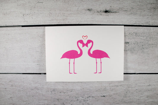 Flamingo Greeting Card