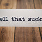 Custom Text Sticker