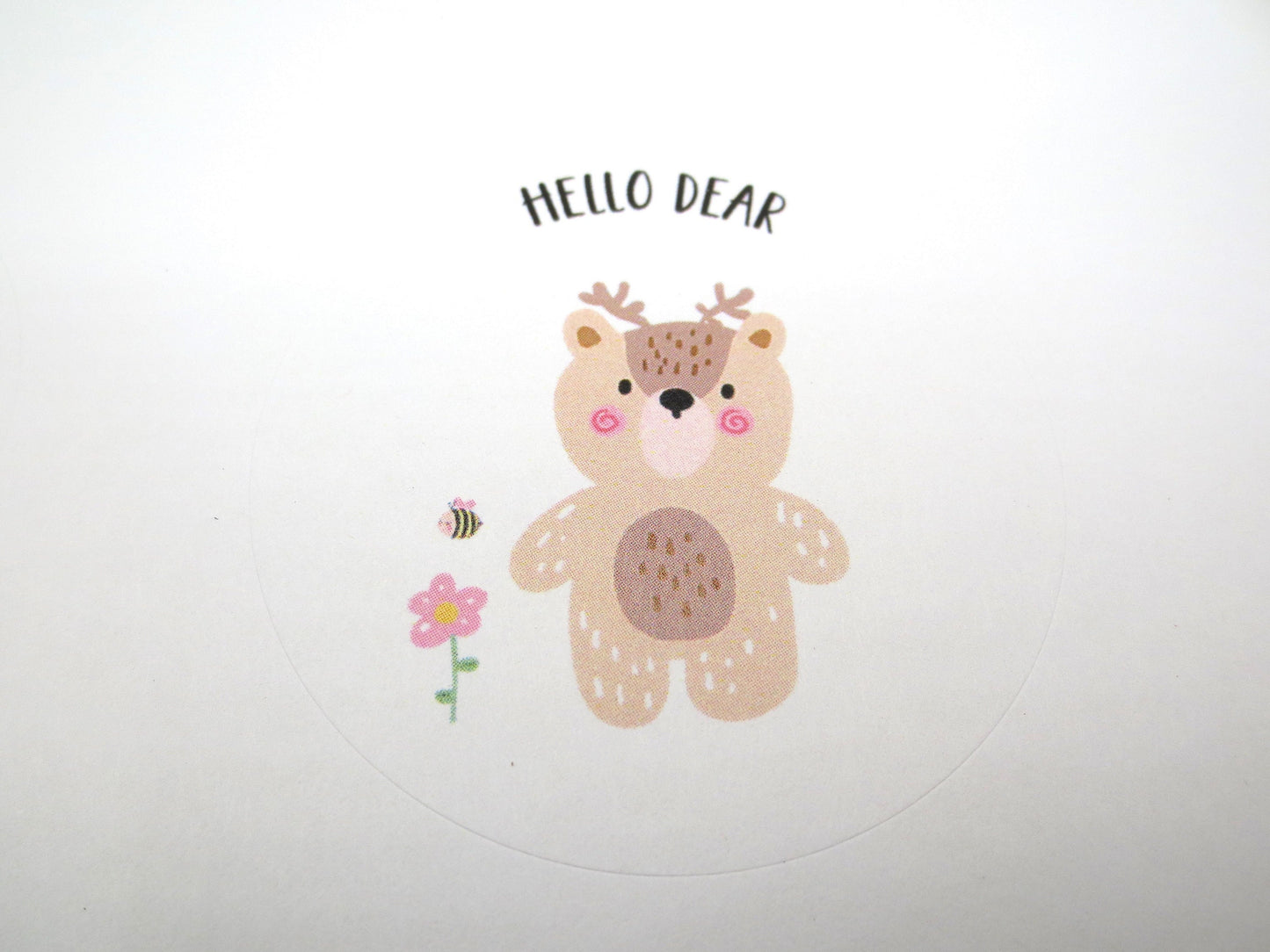 Cute Animal Round Stickers