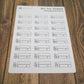 Bill Due Stickers | Payment Bill Reminder Sticker Sheet | Kiss Cut, Matte Finish | Dog Design
