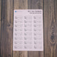 Bill Due Planner Stickers
