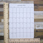 Large Monthly Calendar Stickers
