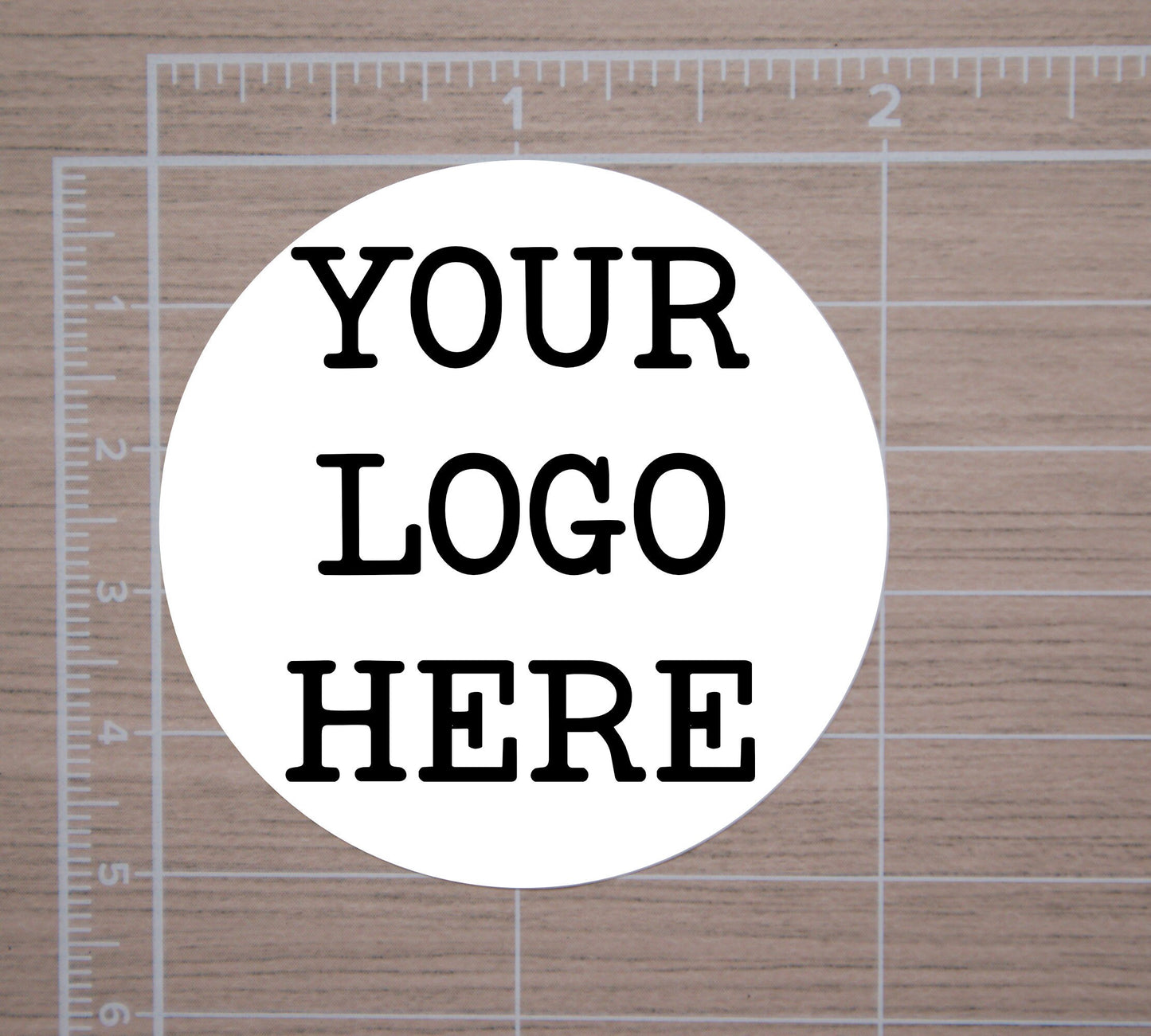 Custom Stickers 2" Round Labels On A Roll | Print Your Logo, Design, or Any Text | Personalized Round Stickers | Custom Business Labels