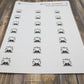 Meeting Reminder Stickers Dog Design