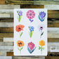 Watercolor Flowers Sticker Sheet