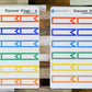 Planner Flags Sticker Sheet | Planner and Journal Stickers | Decoration Stickers | Matte Finish | Style B