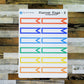 Planner Flags Sticker Sheet | Planner and Journal Stickers | Decoration Stickers | Matte Finish | Style B
