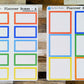 Flags, Boxes, and Arrows Planner Kit | Planner and Journal Stickers | Decoration Stickers | Matte Finish | Kit 1