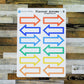 Flags, Boxes, and Arrows Planner Kit | Planner and Journal Stickers | Decoration Stickers | Matte Finish | Kit 1