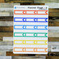 Flags, Boxes, and Arrows Planner Kit | Planner and Journal Stickers | Decoration Stickers | Matte Finish | Kit 1