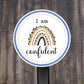 Affirmation Round Sticker Set