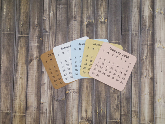 Mini Calendar Stickers