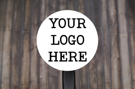 Custom Stickers 2" Round Labels On A Roll | Print Your Logo, Design, or Any Text | Personalized Round Stickers | Custom Business Labels