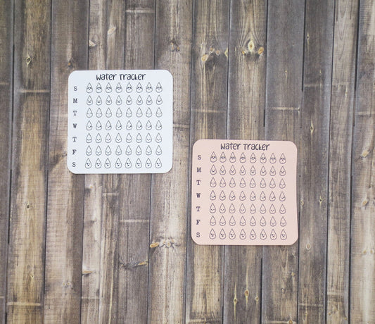Weekly Water Tracker Stickers