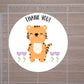 Thank You Stickers | Business Thank You Stickers, Party Favor Stickers | 2" Circle Stickers | Set of 12