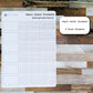 Habit Tracker Sticker Sheet | Track by Month or Weekly | Matte Finish | 6 Total Trackers