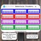 Planner Essentials Trackers Mini Sticker Sheet | Habit Tracker Stickers | Matte Finish | Style A Multiple Colors Available