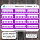 Planner Essentials Trackers Mini Sticker Sheet | Habit Tracker Stickers | Matte Finish | Style A Multiple Colors Available