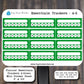 Planner Essentials Trackers Mini Sticker Sheet | Habit Tracker Stickers | Matte Finish | Style A Multiple Colors Available