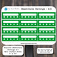 Planner Essentials Ratings Mini Sticker Sheet | Star Rating Stickers | Review Stickers  | Matte Finish | Style A Multiple Colors Available