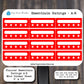 Planner Essentials Ratings Mini Sticker Sheet | Star Rating Stickers | Review Stickers  | Matte Finish | Style A Multiple Colors Available