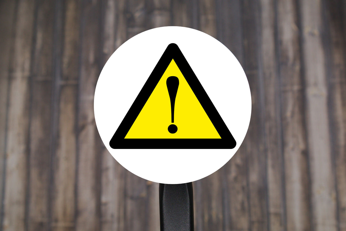 Round Danger Sticker Caution Warning Label Round Stickers, Warning Seals, Warning Stickers ...