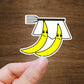 Angry Bananas Vinyl Sticker