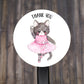 Thank You Ballerina Round Stickers, Party Favors 2" Circle Stickers | Set of 12