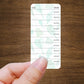 Reading Tracker List Stickers with Ratings for Planners, Journals, and Habit Trackers | Book List Stickers | Die Cut, Matte Finish